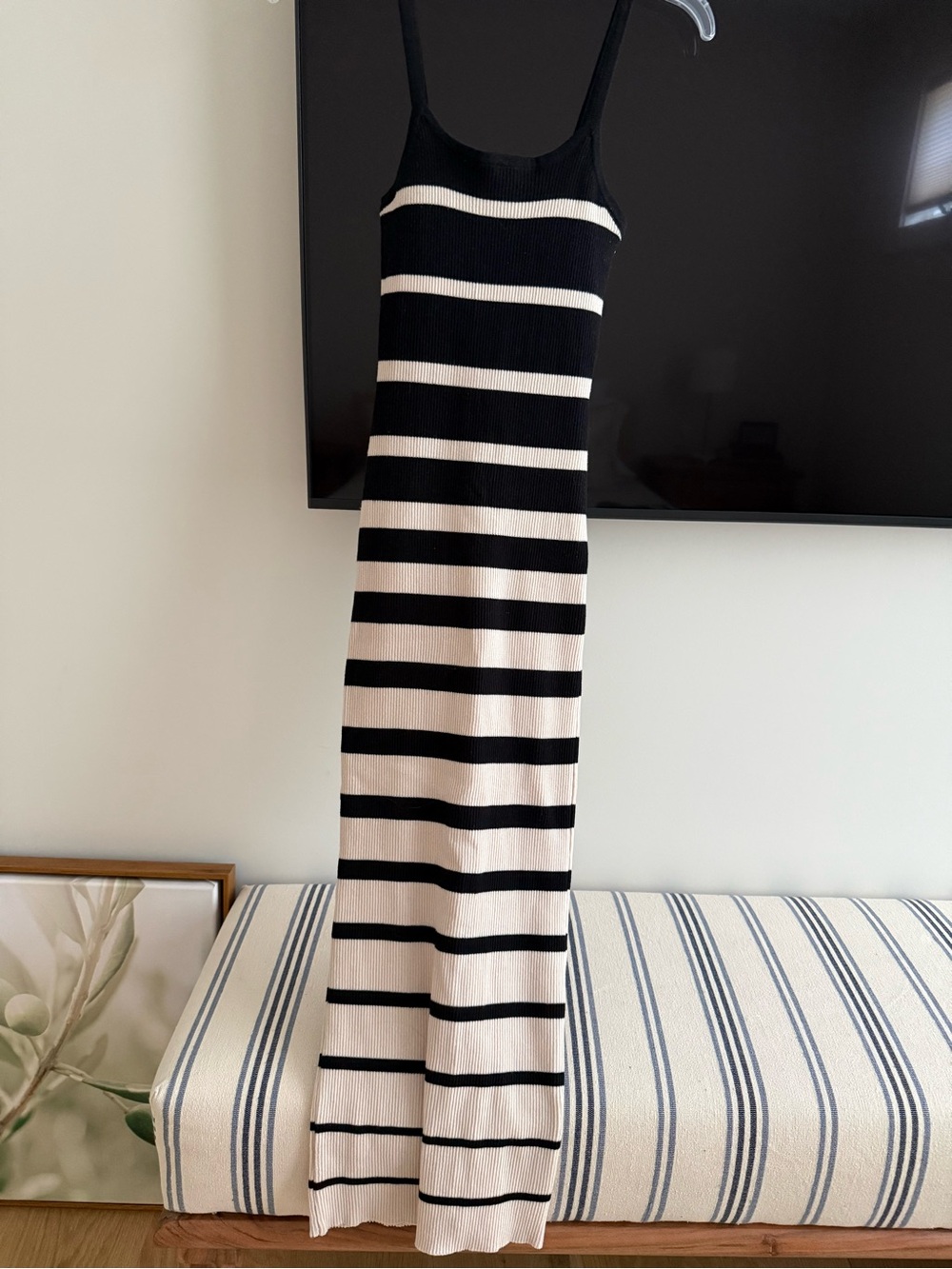 Shein small maxi long stripe dress